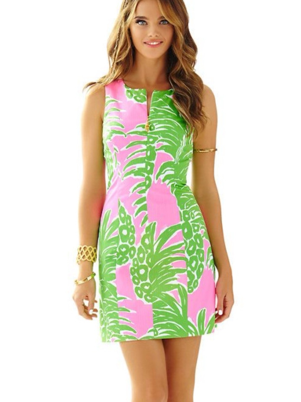 Lilly Pulitzer Pink Pout Flamenco Mila Shift Dress